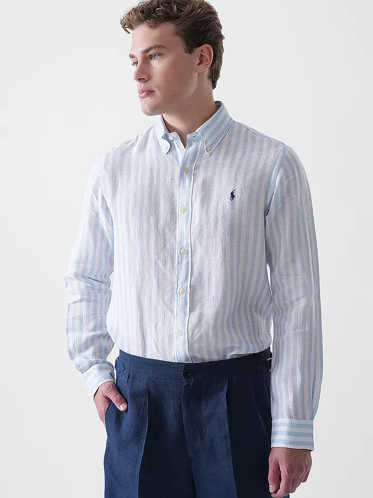 POLO RALPH LAUREN | Camisa de lino | hellblau