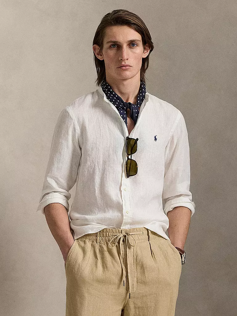 POLO RALPH LAUREN | Camisa de lino | Blanco