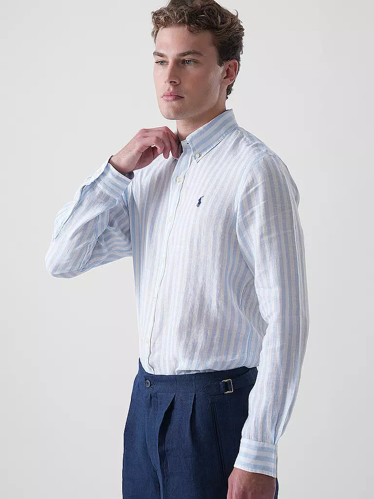 POLO RALPH LAUREN | Camisa de lino | hellblau