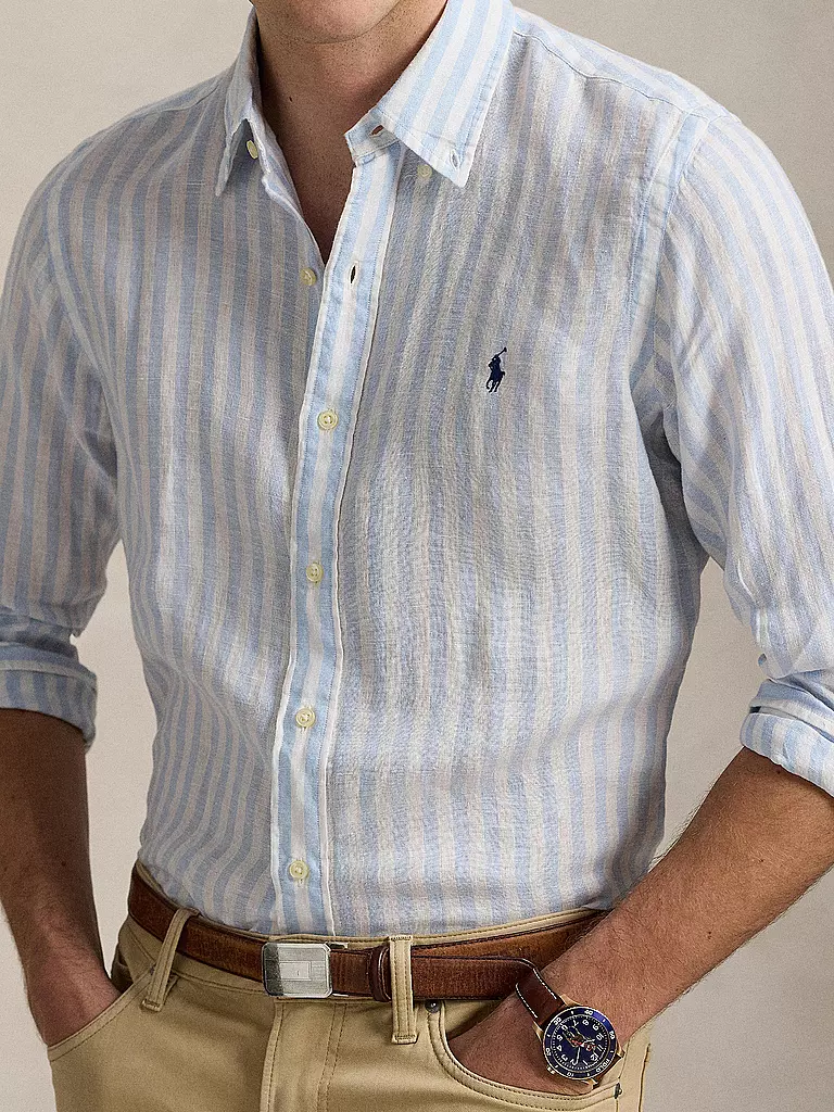 POLO RALPH LAUREN | Camisa de lino | hellblau