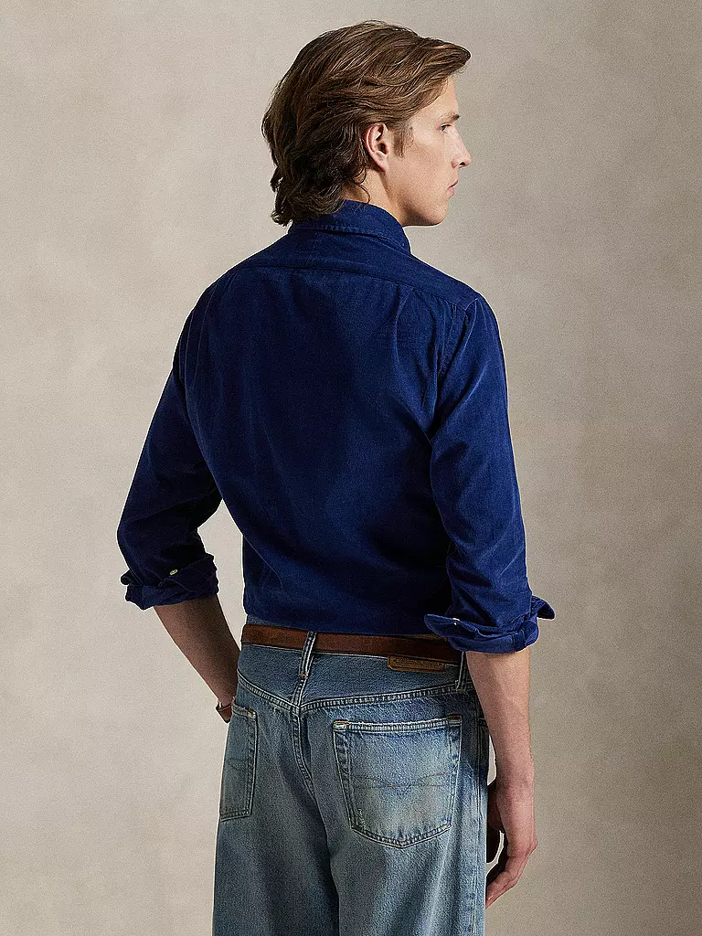 POLO RALPH LAUREN | Camisa de pana corte a medida | Azul oscuro