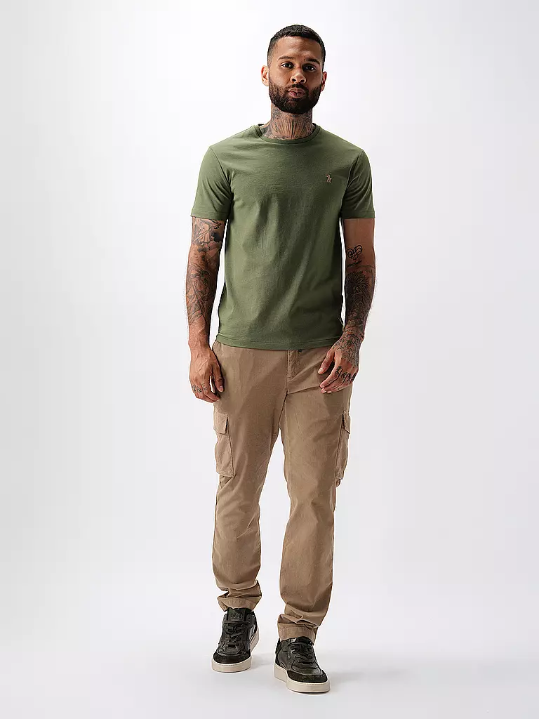 POLO RALPH LAUREN | Camiseta Custom Slim Fit | Oliva