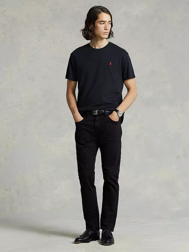 POLO RALPH LAUREN | Camiseta Custom-Slim-Fit | Negro