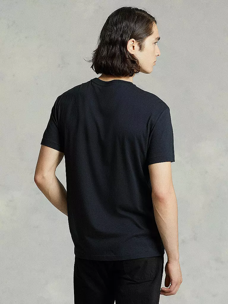 POLO RALPH LAUREN | Camiseta Custom-Slim-Fit | Negro