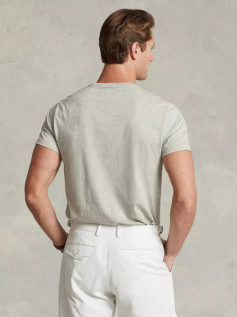 POLO RALPH LAUREN | Camiseta Custom-Slim-Fit | Gris