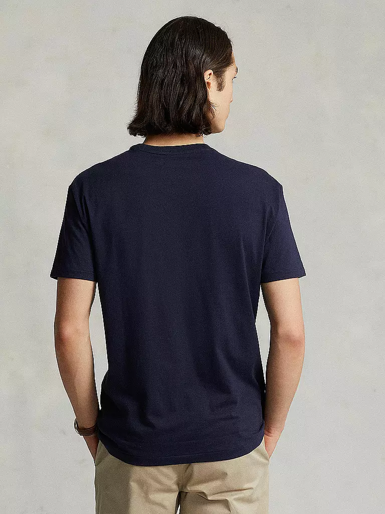 POLO RALPH LAUREN | Camiseta Custom-Slim-Fit | Azul oscuro