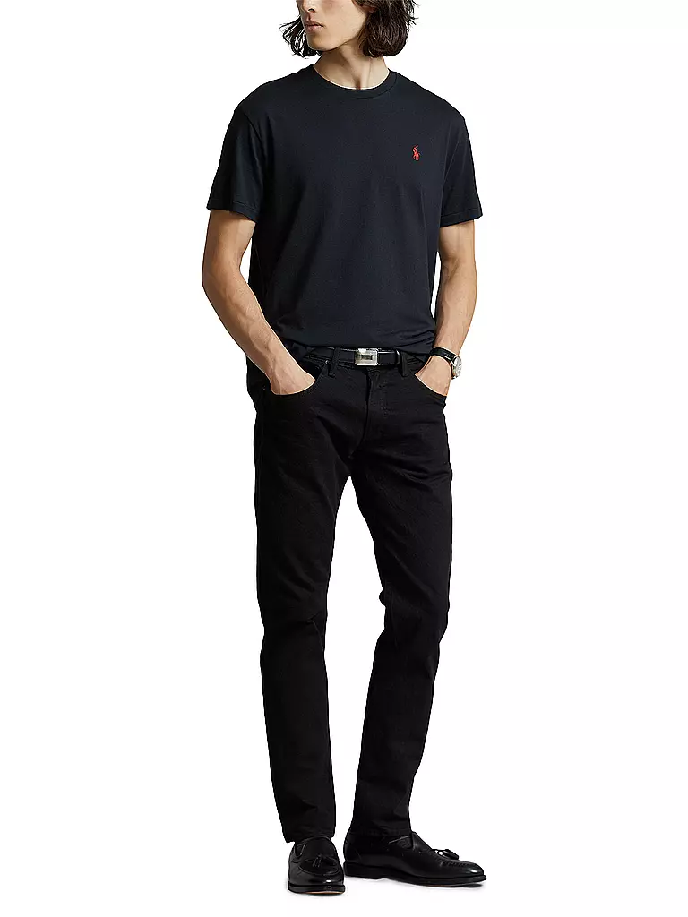 POLO RALPH LAUREN | Camiseta Custom-Slim-Fit | Negro