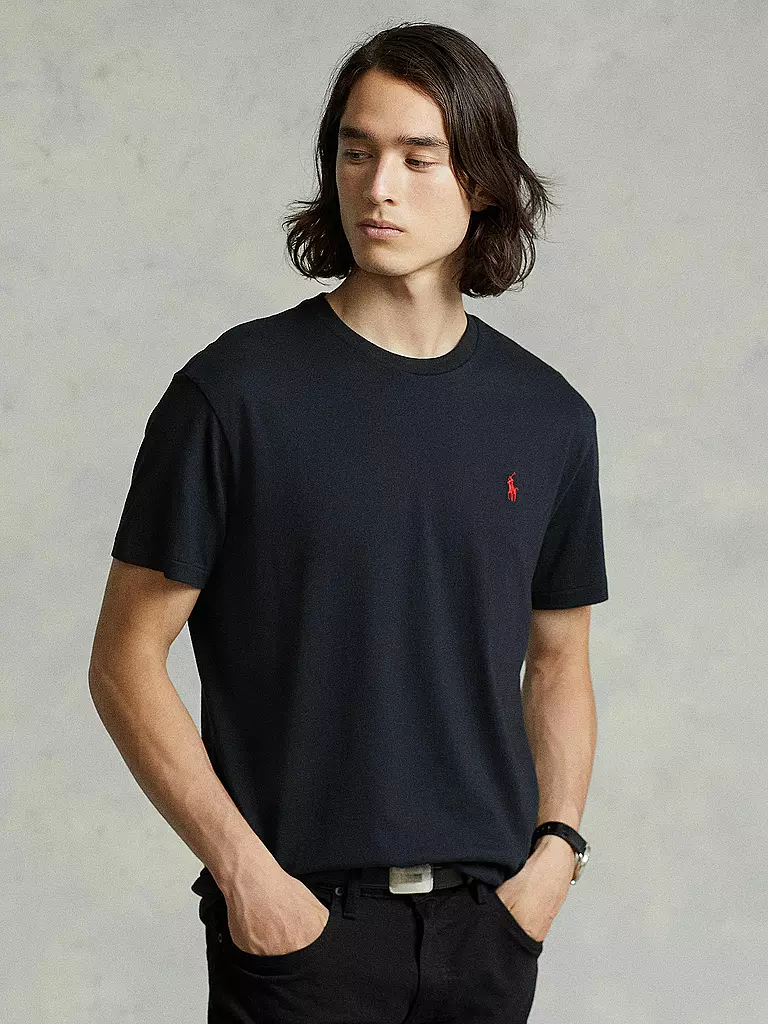 POLO RALPH LAUREN | Camiseta Custom-Slim-Fit | Negro