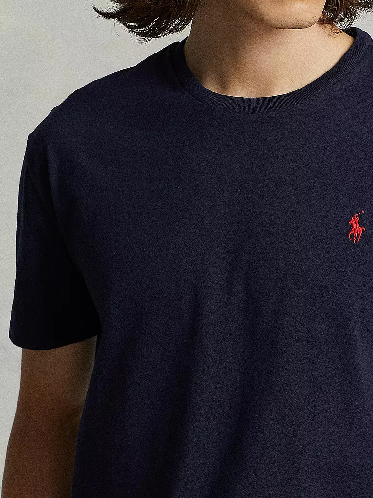 POLO RALPH LAUREN | Camiseta Custom-Slim-Fit | Azul oscuro