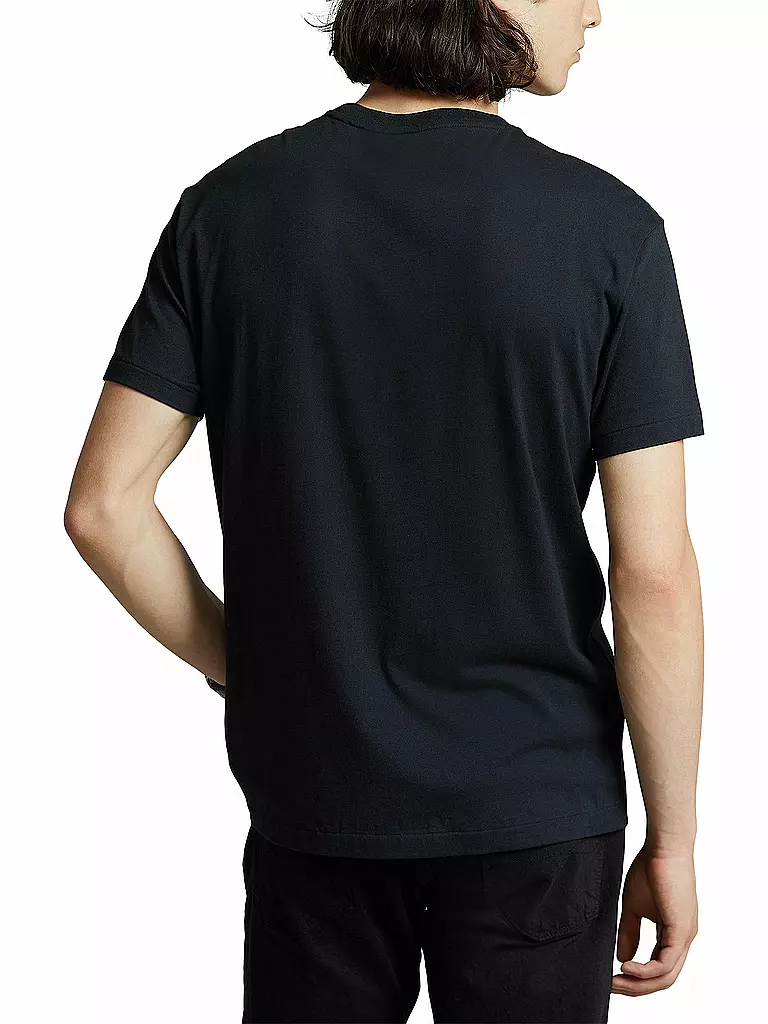 POLO RALPH LAUREN | Camiseta Custom-Slim-Fit | Negro