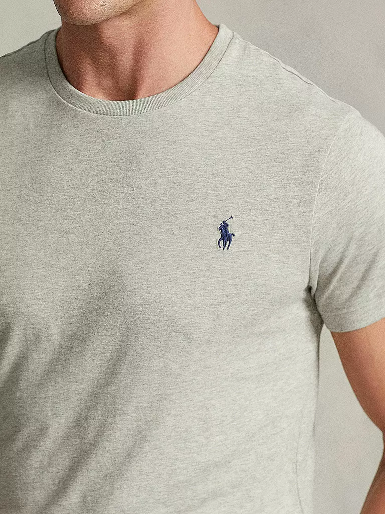 POLO RALPH LAUREN | Camiseta Custom-Slim-Fit | Gris