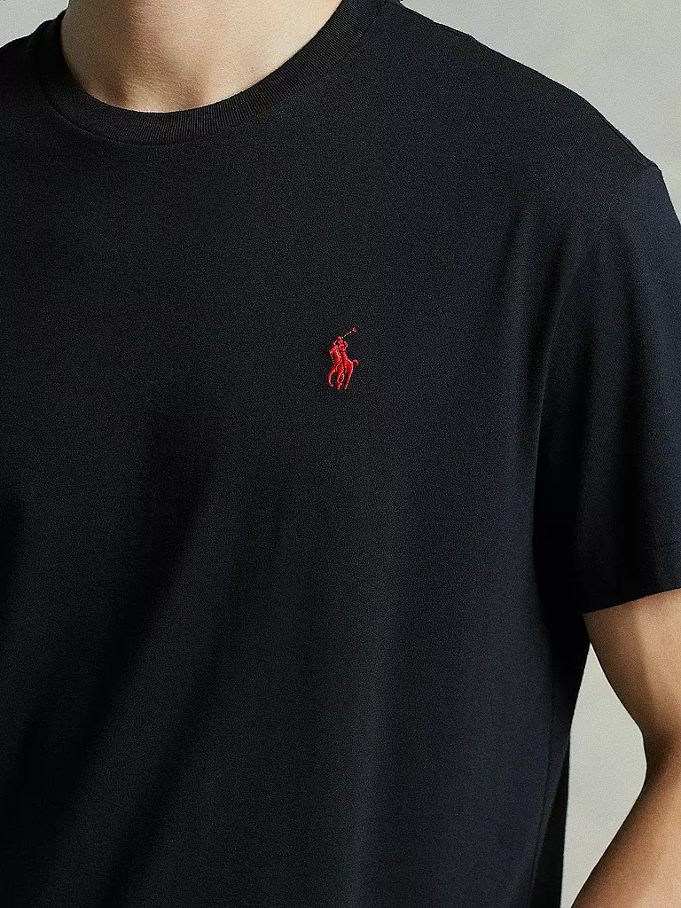 POLO RALPH LAUREN | Camiseta Custom-Slim-Fit | Negro