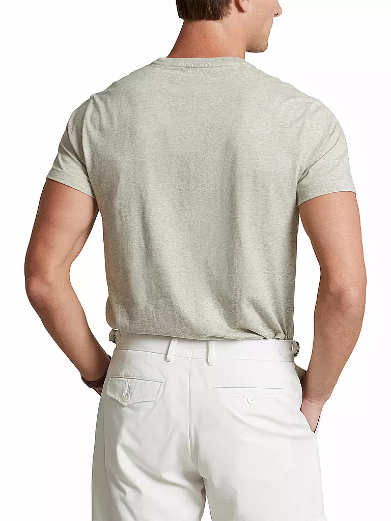 POLO RALPH LAUREN | Camiseta Custom-Slim-Fit | Gris