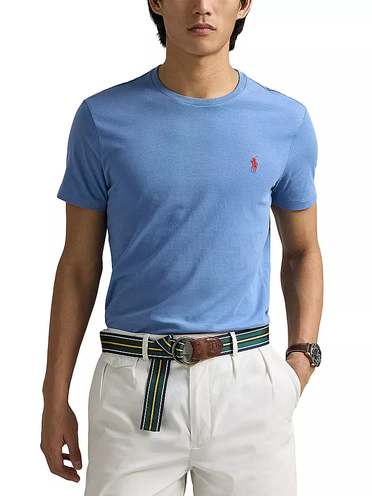 POLO RALPH LAUREN | Camiseta de corte ajustado | Azul claro
