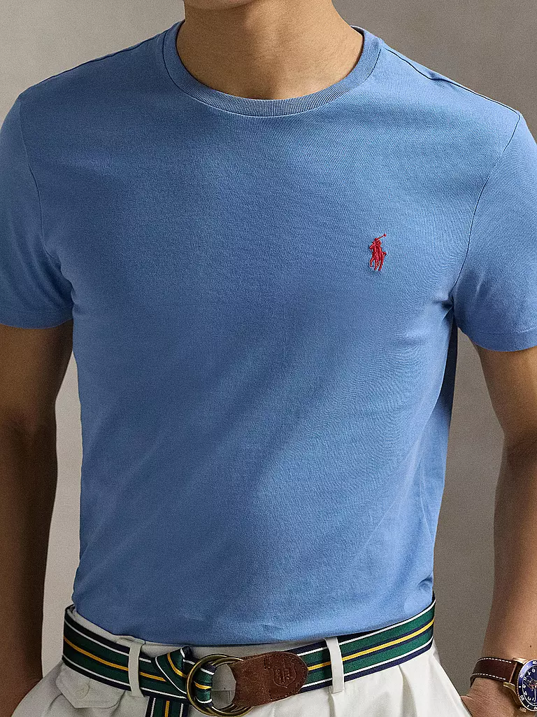 POLO RALPH LAUREN | Camiseta de corte ajustado | Azul claro