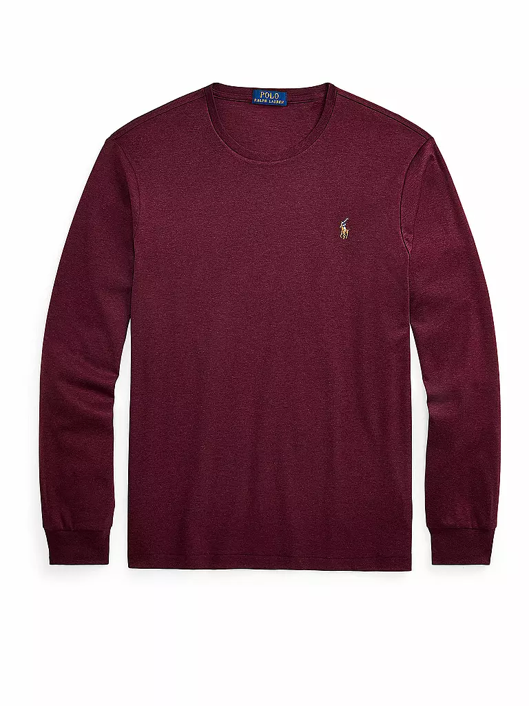 POLO RALPH LAUREN | Camiseta de manga larga | Rojo oscuro