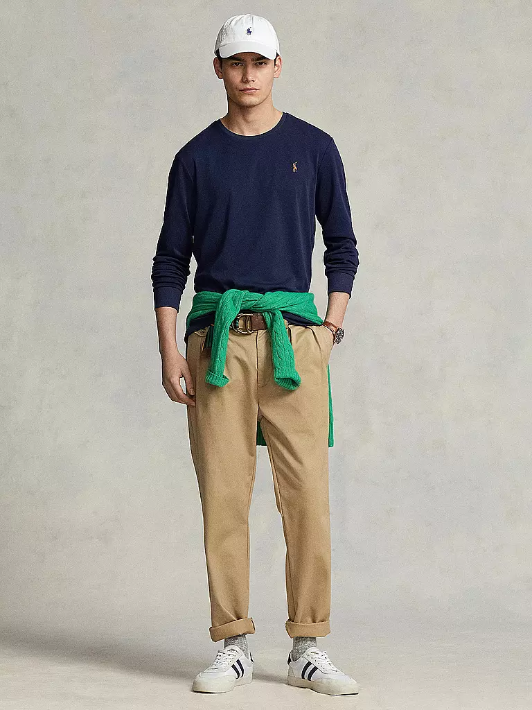 POLO RALPH LAUREN | Camiseta de manga larga | Azul oscuro