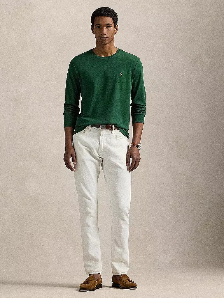 POLO RALPH LAUREN | Camiseta de manga larga | Verde oscuro