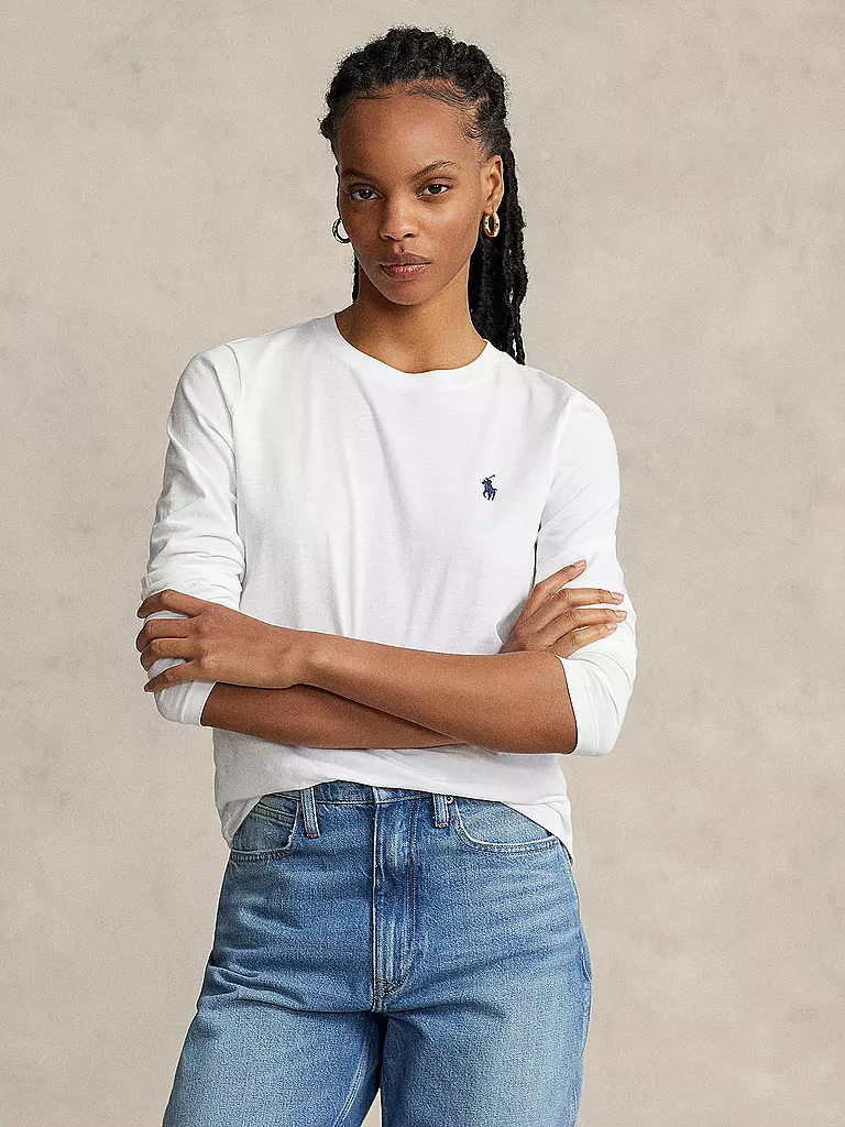 POLO RALPH LAUREN | Camiseta de manga larga | Blanco