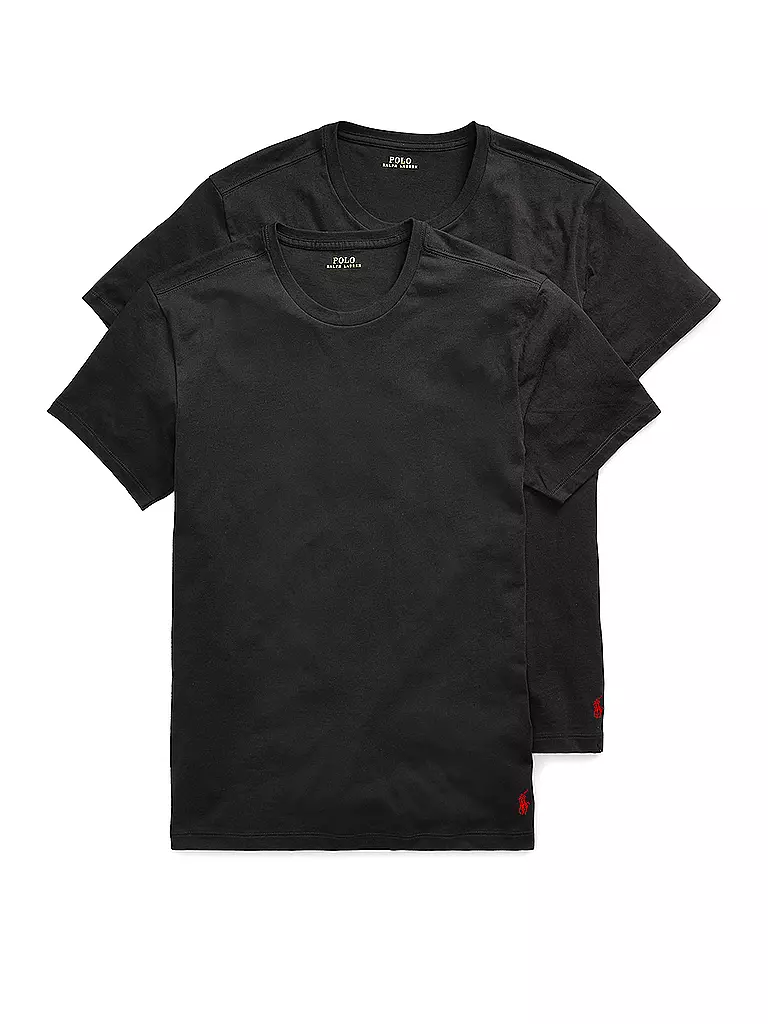 POLO RALPH LAUREN | Camiseta de pijama, paquete de 2, negro | Negro