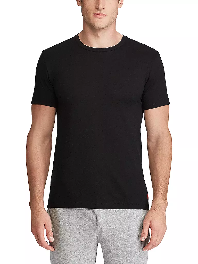 POLO RALPH LAUREN | Camiseta de pijama, paquete de 2, negro | Negro