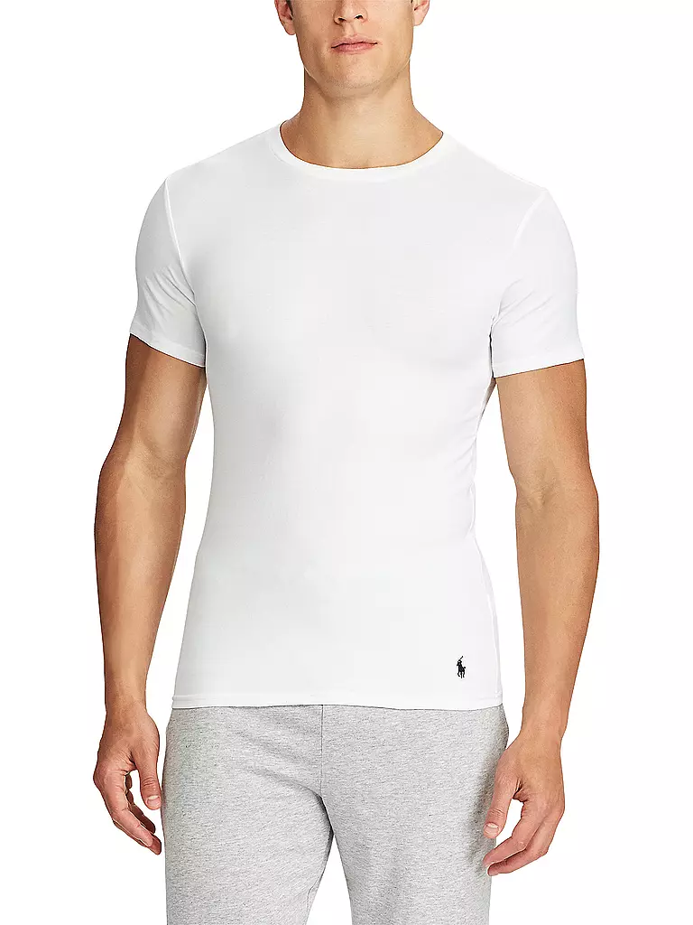 POLO RALPH LAUREN | Camiseta de pijama, paquete de 2 | Blanco