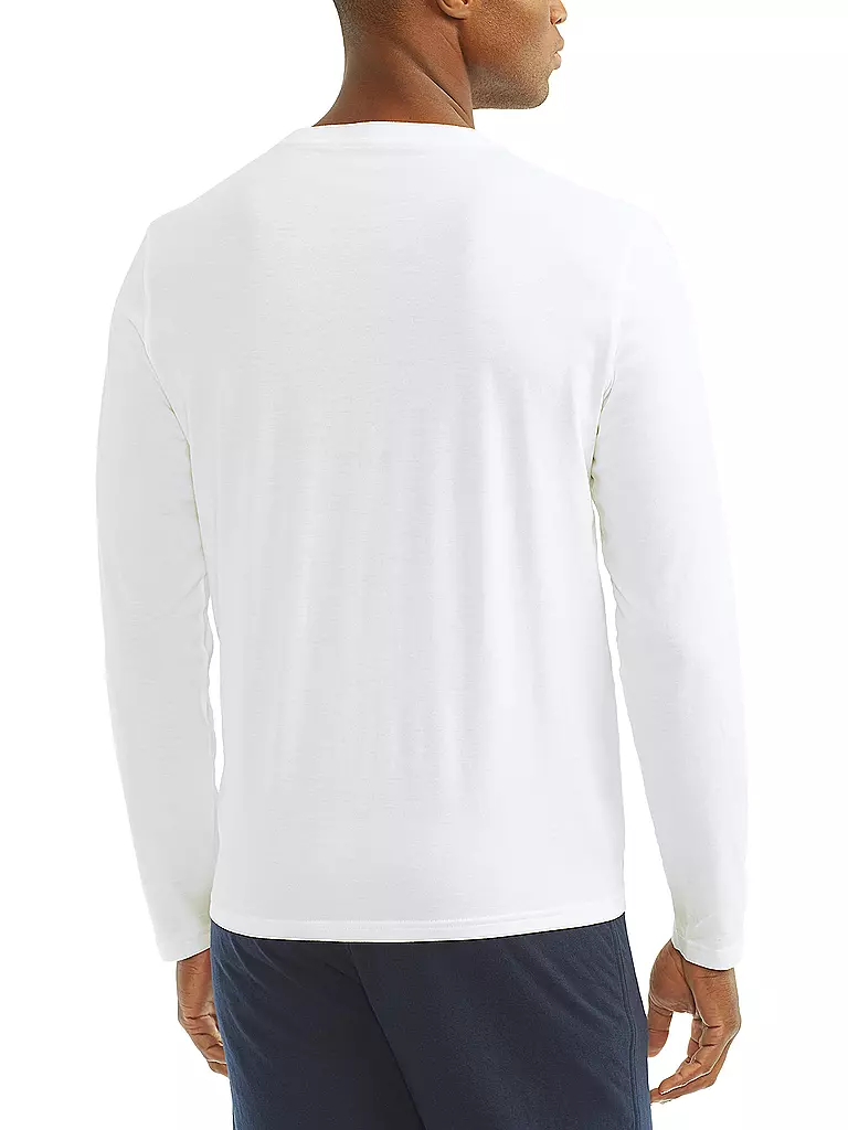 POLO RALPH LAUREN | Camiseta de pijama de manga larga blanca | 