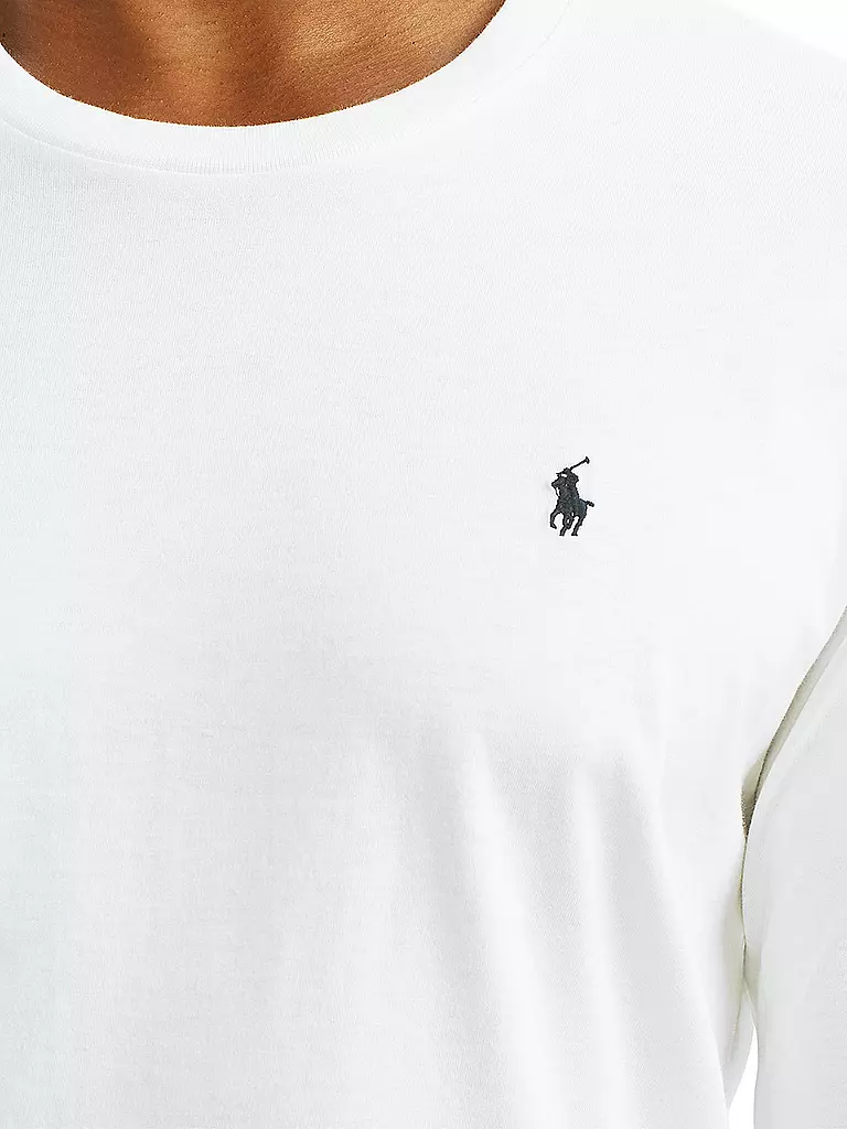 POLO RALPH LAUREN | Camiseta de pijama de manga larga blanca | 