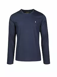 POLO RALPH LAUREN | Camiseta de pijama de manga larga blanca | Azul