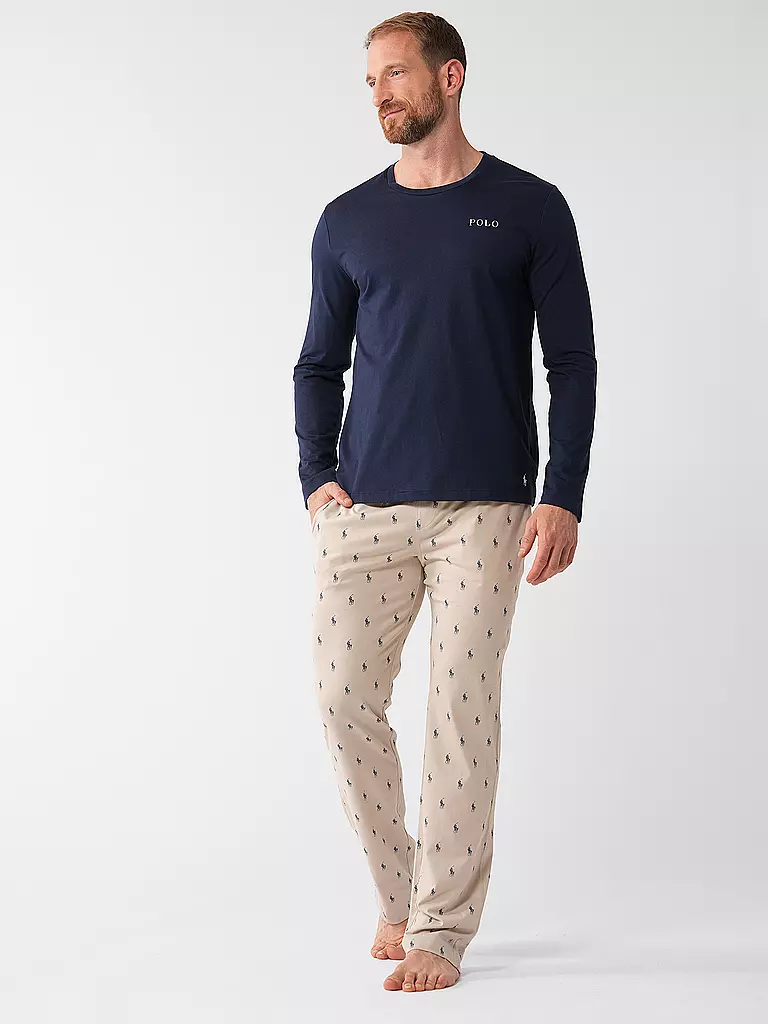 POLO RALPH LAUREN | Camiseta de pijama de manga larga | Azul