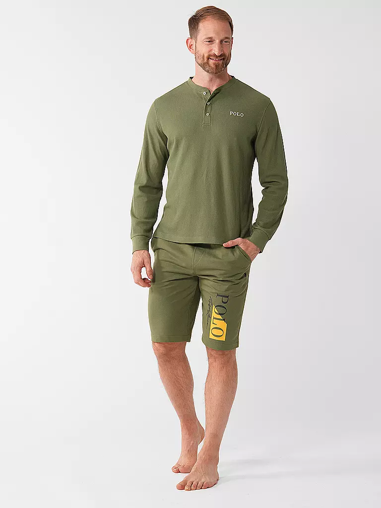POLO RALPH LAUREN | Camiseta de pijama | Verde oscuro