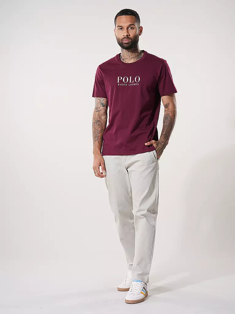 POLO RALPH LAUREN | Camiseta Loungewear | Rojo oscuro