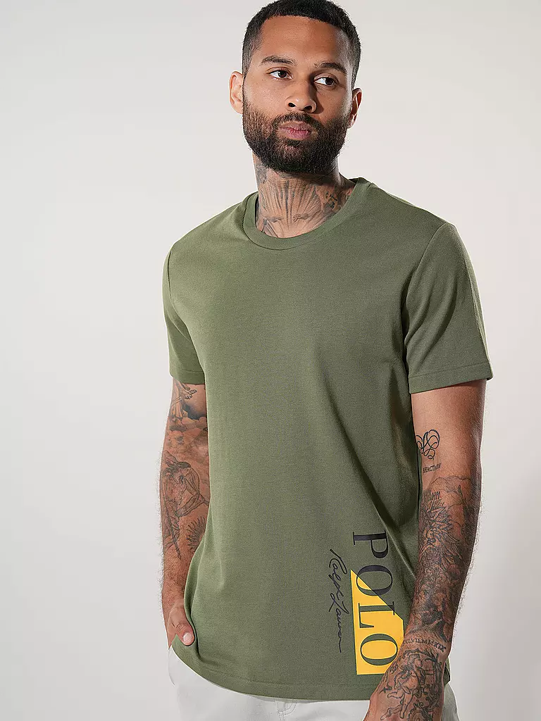 POLO RALPH LAUREN | Camiseta Loungewear | Verde oscuro
