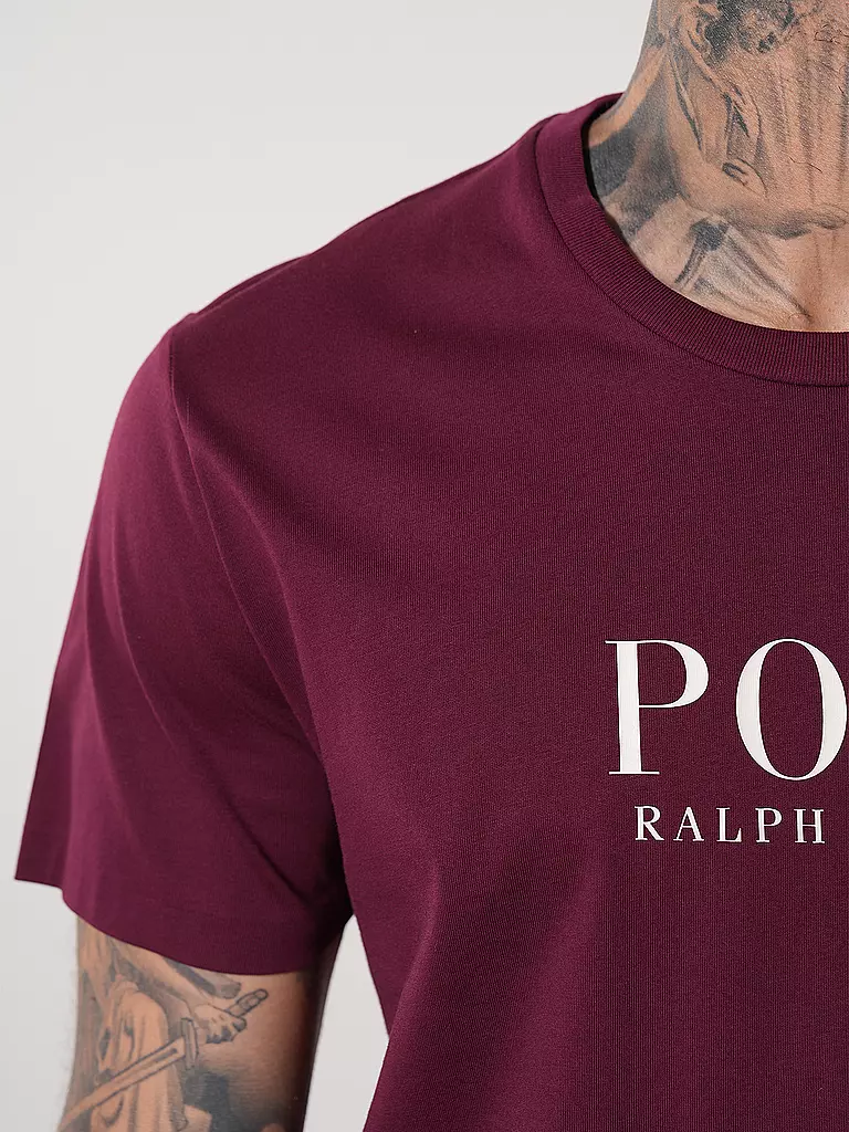 POLO RALPH LAUREN | Camiseta Loungewear | Rojo oscuro