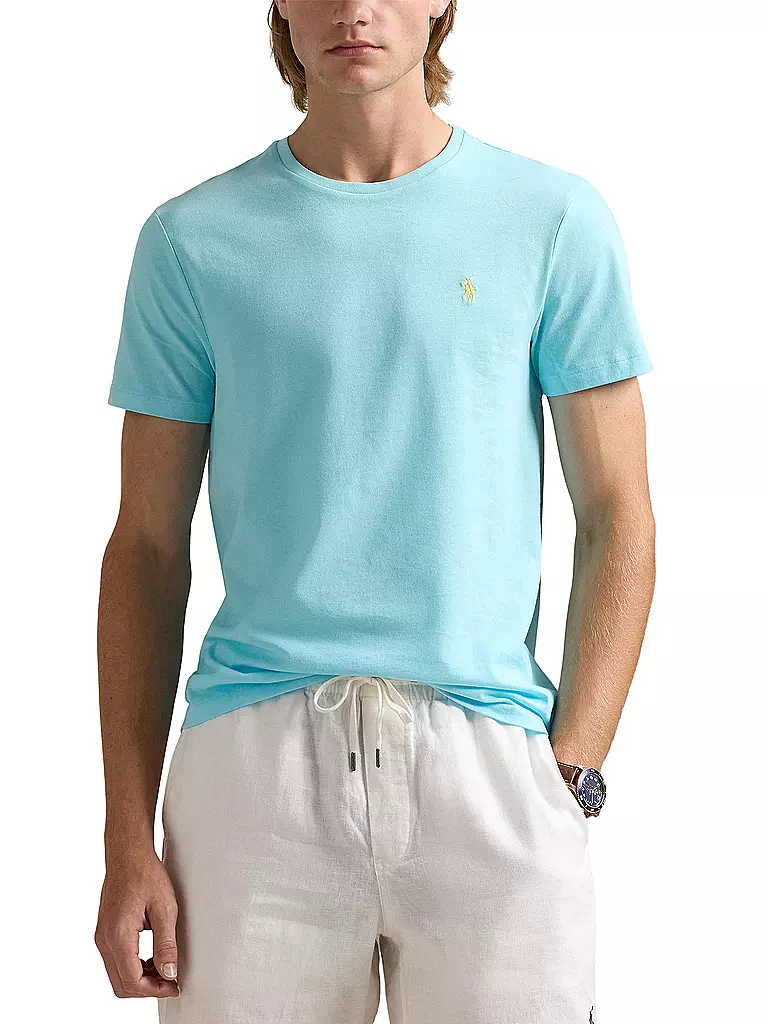 POLO RALPH LAUREN | Camiseta Slim Fit | Turquesa