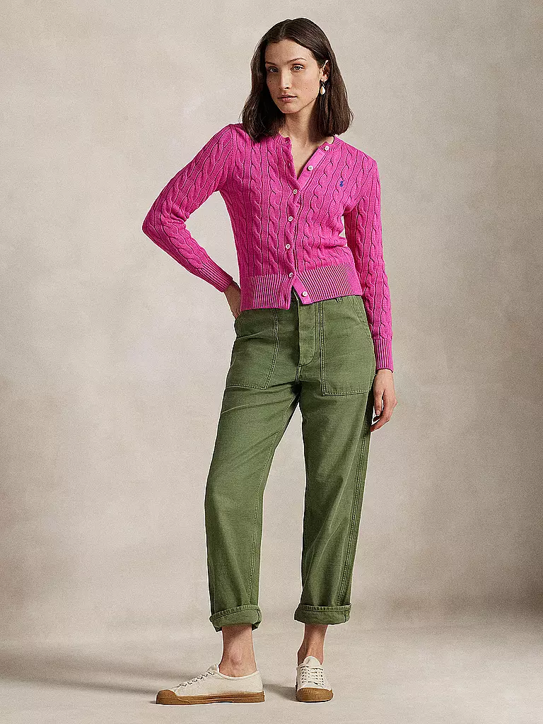 POLO RALPH LAUREN | Cardigan Slim Fit | Fucsia