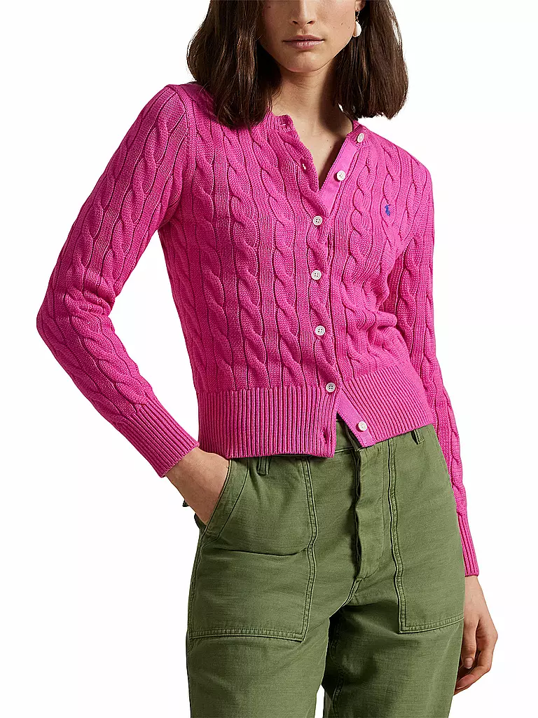 POLO RALPH LAUREN | Cardigan Slim Fit | Fucsia