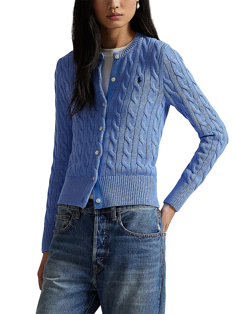 POLO RALPH LAUREN | Cardigan Slim Fit | Azul claro