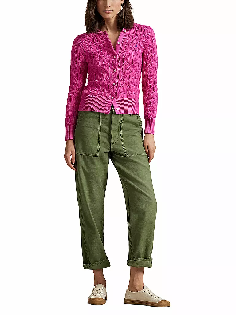 POLO RALPH LAUREN | Cardigan Slim Fit | Fucsia