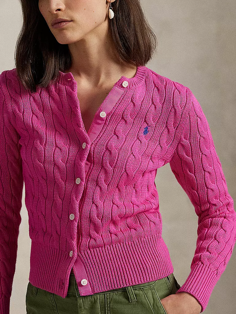 POLO RALPH LAUREN | Cardigan Slim Fit | Fucsia