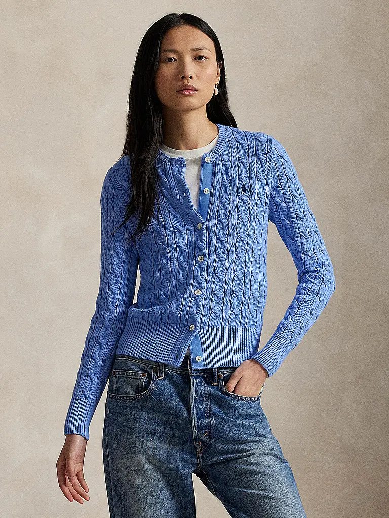 POLO RALPH LAUREN | Cardigan Slim Fit | Azul claro