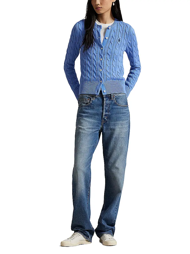 POLO RALPH LAUREN | Cardigan Slim Fit | Azul claro