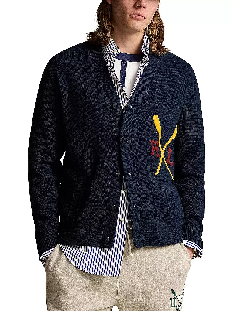 POLO RALPH LAUREN | Cardigan | Azul oscuro