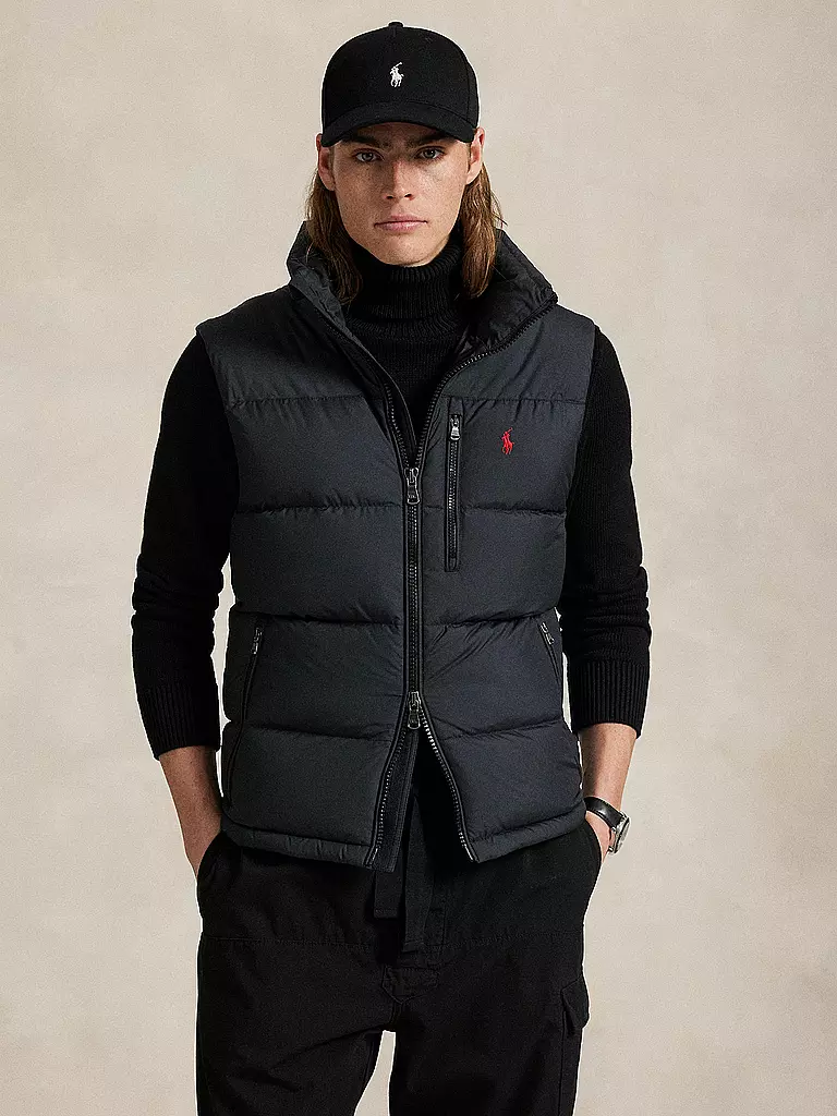 POLO RALPH LAUREN | Chaleco acolchado de plumón | Negro