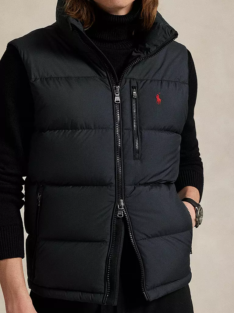 POLO RALPH LAUREN | Chaleco acolchado de plumón | Negro