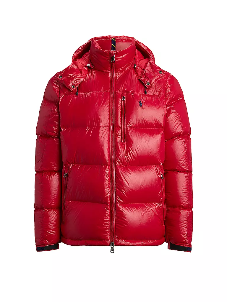 POLO RALPH LAUREN | Chaqueta acolchada de plumón GORHAM GLOSSY | Rojo