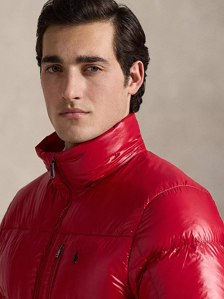 POLO RALPH LAUREN | Chaqueta acolchada de plumón GORHAM GLOSSY | Rojo