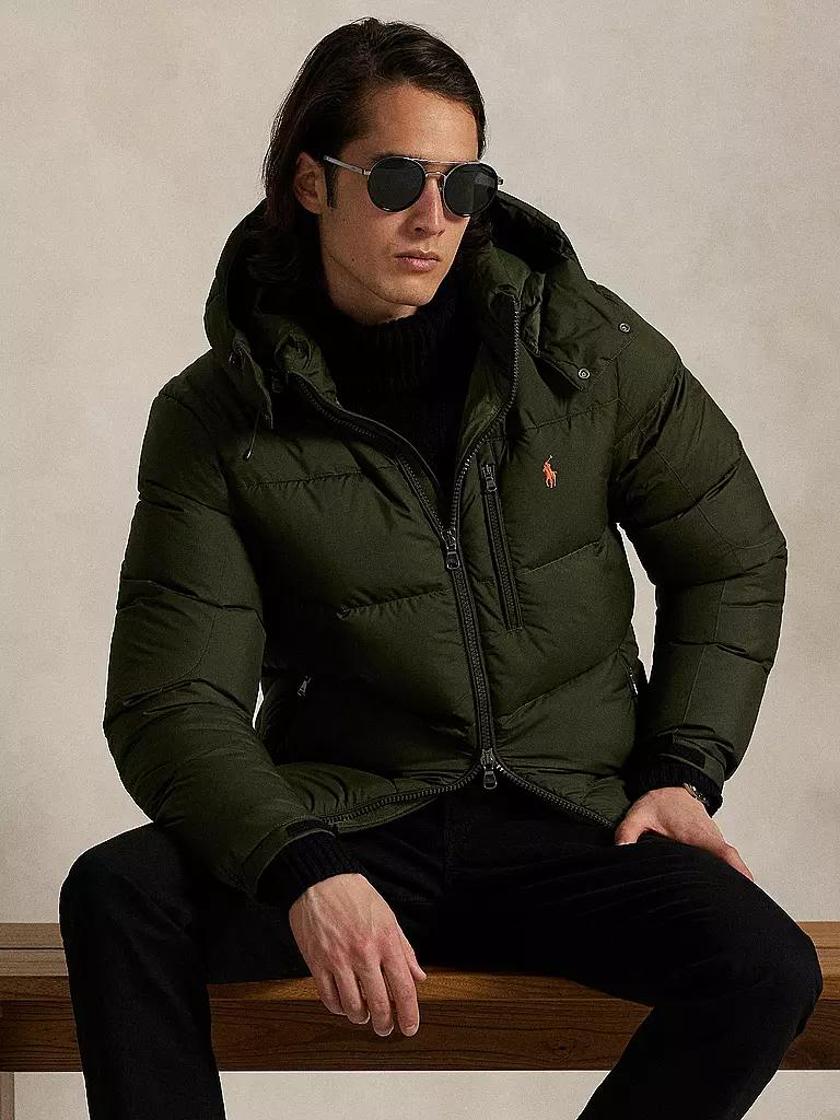 POLO RALPH LAUREN | Chaqueta acolchada de plumón GORHAM | olive