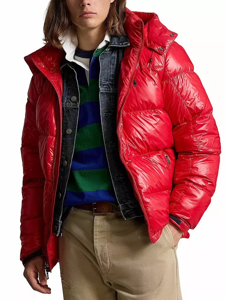 POLO RALPH LAUREN | Chaqueta acolchada de plumón | Rojo
