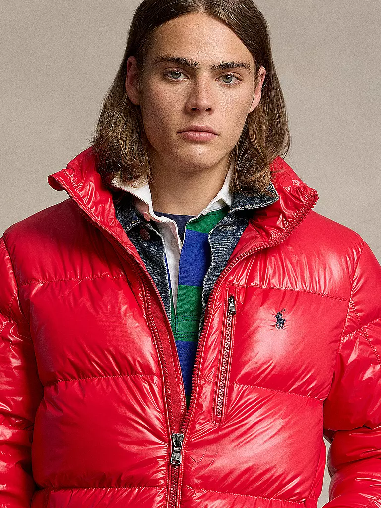 POLO RALPH LAUREN | Chaqueta acolchada de plumón | Rojo